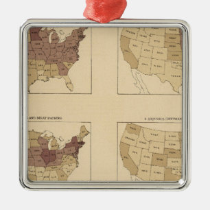 204 Manufactures/sq mile Metal Tree Decoration