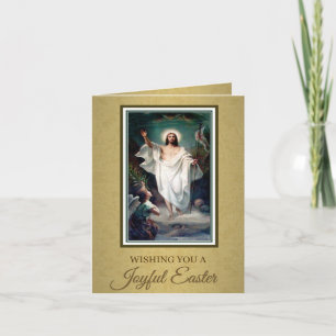 206 Happy Joyful Easter Sunday Greeting Card