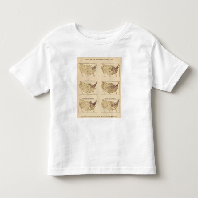 206 Manufactures/sq mile Toddler T-Shirt (Front)