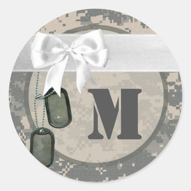 20 - 1.5  Envelope Seal ARMY ACU Uniform Camo Camo (Front)