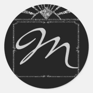 20 - 1.5 Envelope Seal Art Deco Roaring 20s GATSB