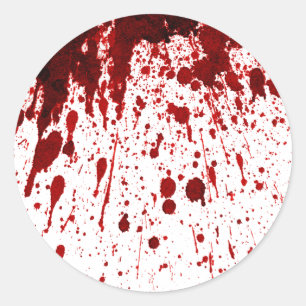 20 - 1.5 Envelope Seal Blood Splatter Vampire Goth