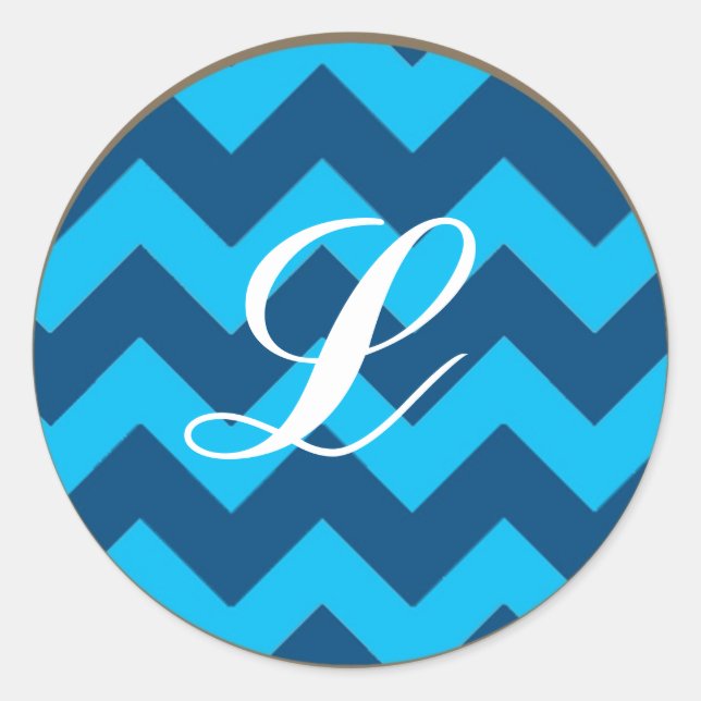 20 - 1.5 Envelope Seal Chevron Blues (Front)