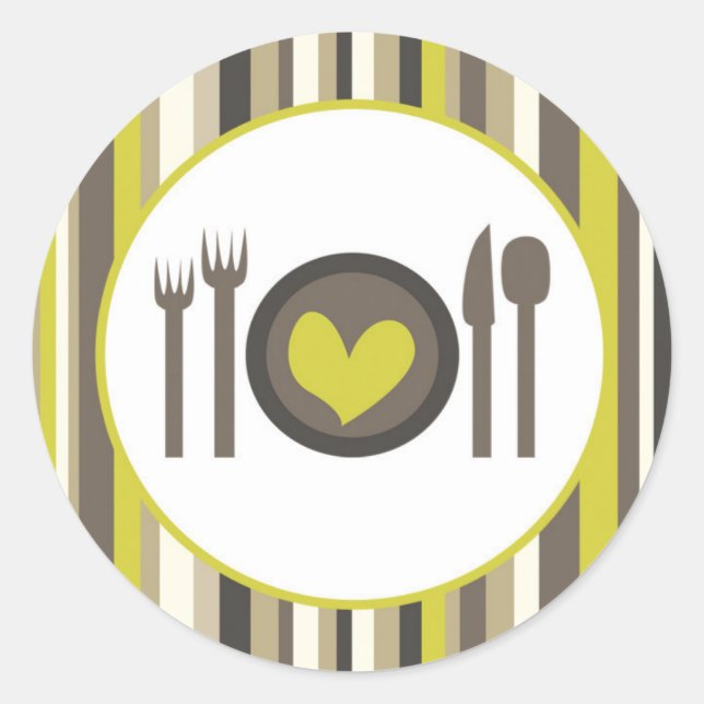 20 - 1.5  Envelope Seal China Plate Silverware (Front)