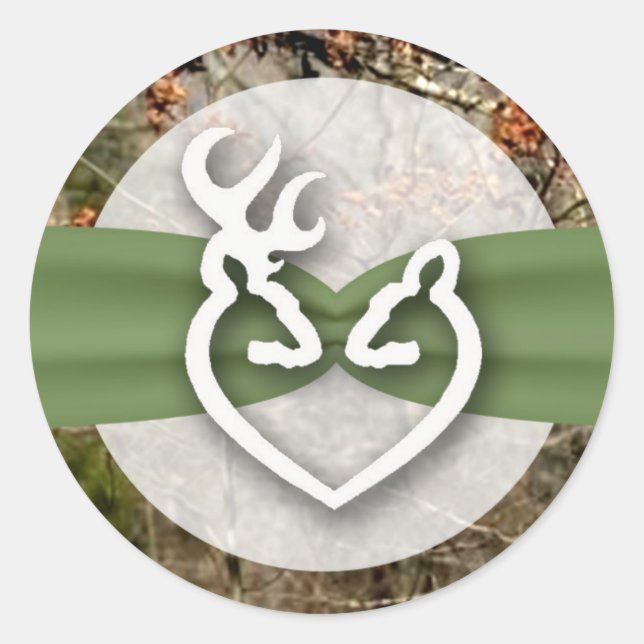 20 - 1.5  Envelope Seal Deer Couple Doe Buck Cam (Front)