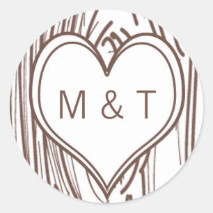 20 - 1.5 Envelope Seal Fall Tree Initial Carvings