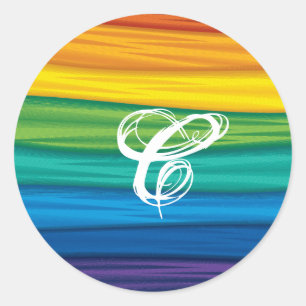 20 - 1.5 Envelope Seal lgbtq rainbow flag lesbian