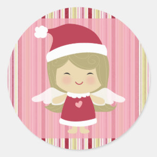 20 - 1.5" Envelope Seal Little Christmas Angel