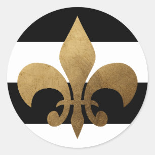 20 - 1.5 Envelope Seal Modern Stripe Black White