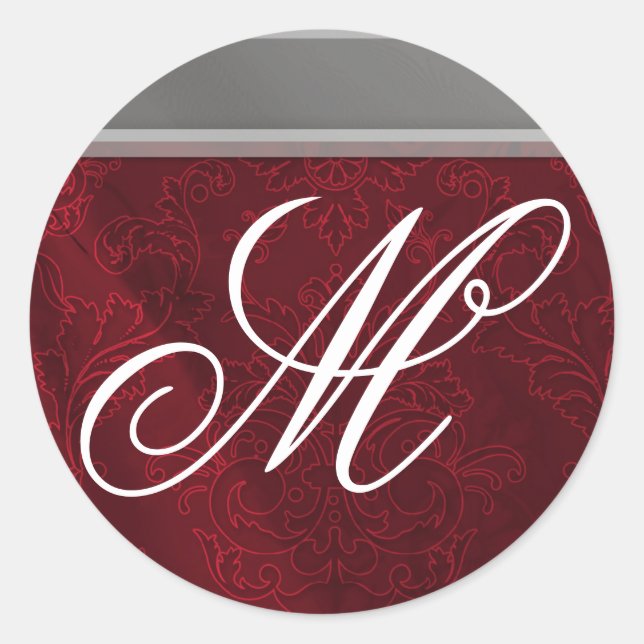 20 - 1.5  Envelope Seal Monogram Christmas XMAS (Front)