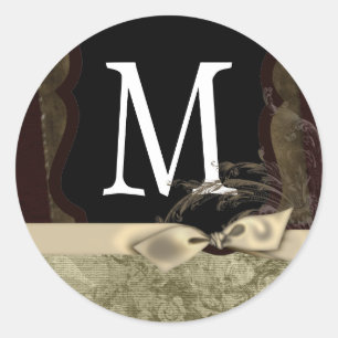 20 - 1.5 Envelope Seal Monogram Christmas XMAS