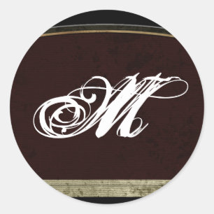 20 - 1.5  Envelope Seal Monogram Christmas XMAS