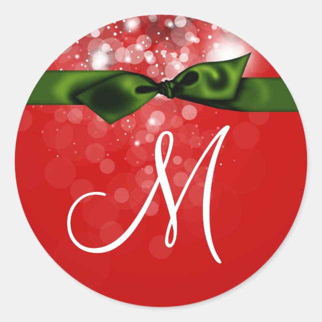 20 - 1.5  Envelope Seal Monogram Christmas XMAS (Front)