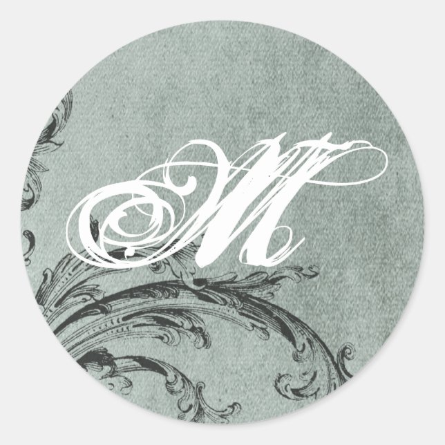 20 - 1.5  Envelope Seal Monogram Christmas XMAS (Front)