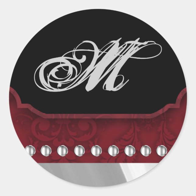 20 - 1.5  Envelope Seal Monogram Christmas XMAS (Front)