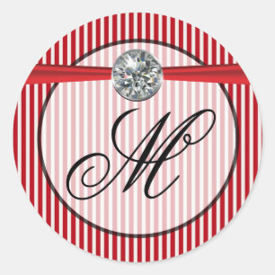 20 - 1.5 Envelope Seal Monogram Christmas XMAS