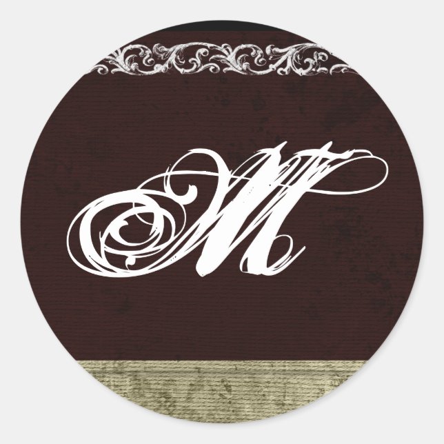 20 - 1.5  Envelope Seal Monogram Christmas XMAS (Front)