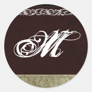 20 - 1.5  Envelope Seal Monogram Christmas XMAS