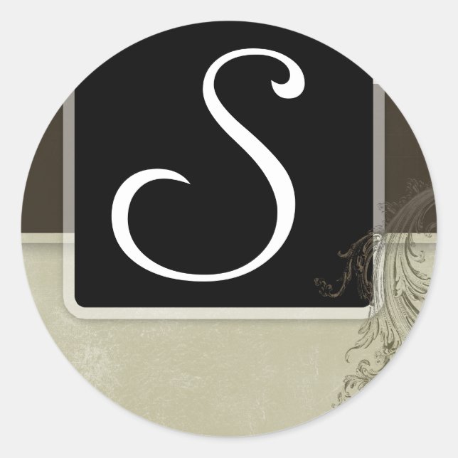 20 - 1.5  Envelope Seal Monogram Christmas XMAS (Front)