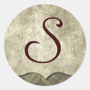 20 - 1.5 Envelope Seal Monogram Christmas XMAS