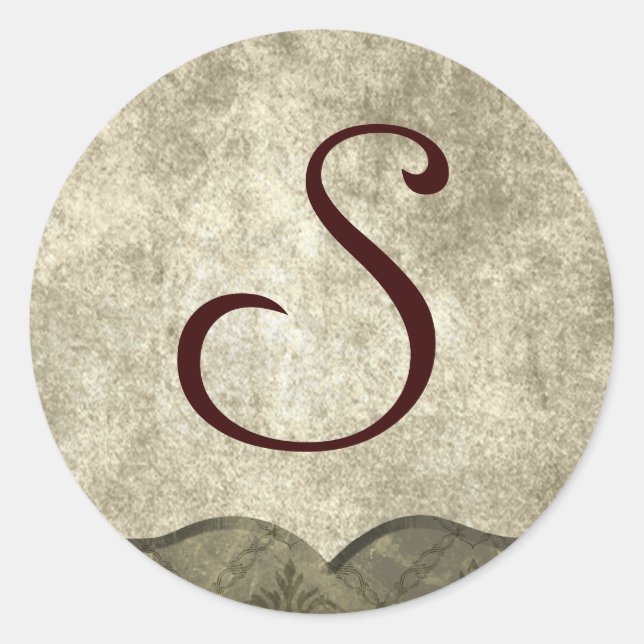 20 - 1.5  Envelope Seal Monogram Christmas XMAS (Front)