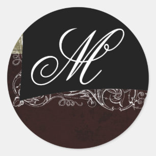 20 - 1.5  Envelope Seal Monogram Christmas XMAS