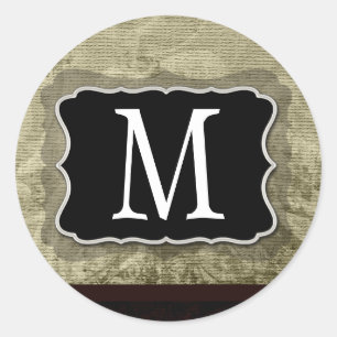 20 - 1.5 Envelope Seal Monogram Christmas XMAS