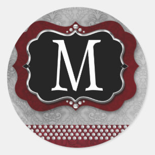 20 - 1.5 Envelope Seal Monogram Christmas XMAS