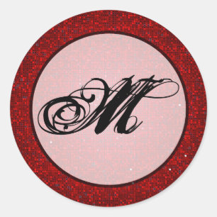 20 - 1.5  Envelope Seal Monogram Christmas XMAS