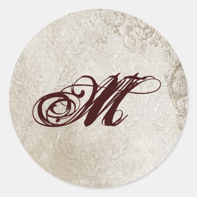 20 - 1.5  Envelope Seal Monogram Christmas XMAS (Front)