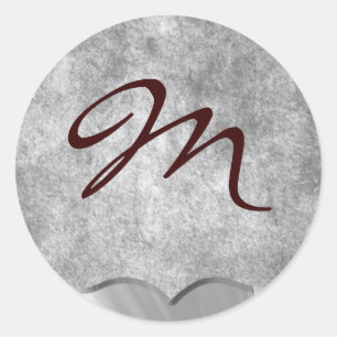 20 - 1.5 Envelope Seal Monogram Christmas XMAS