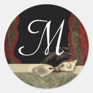 20 - 1.5 Envelope Seal Monogram Christmas XMAS