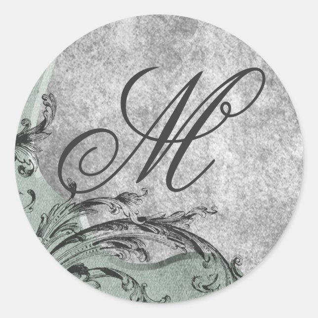 20 - 1.5  Envelope Seal Monogram Christmas XMAS (Front)