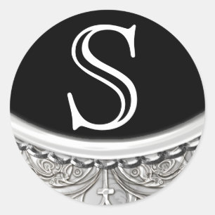 20 - 1.5  Envelope Seal Monogram Christmas XMAS