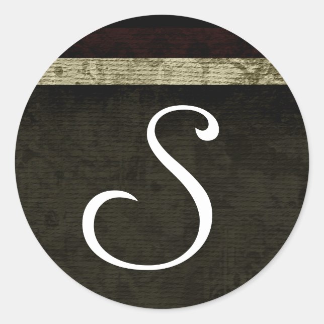 20 - 1.5  Envelope Seal Monogram Christmas XMAS (Front)