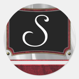 20 - 1.5  Envelope Seal Monogram Christmas XMAS