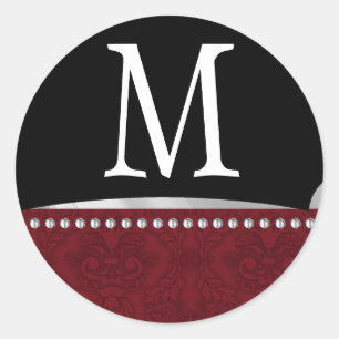 20 - 1.5  Envelope Seal Monogram Christmas XMAS