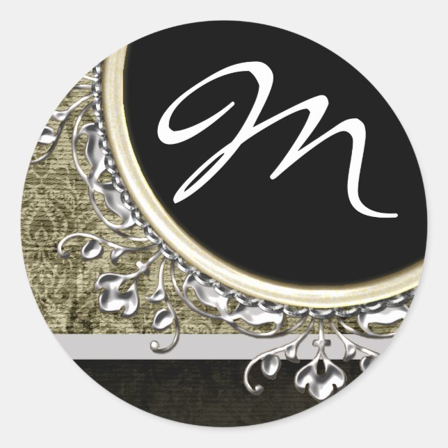 20 - 1.5  Envelope Seal Monogram Christmas XMAS (Front)