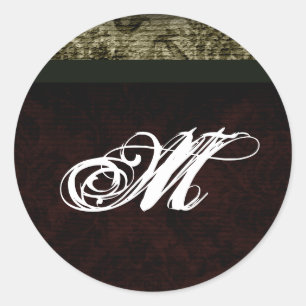 20 - 1.5  Envelope Seal Monogram Christmas XMAS