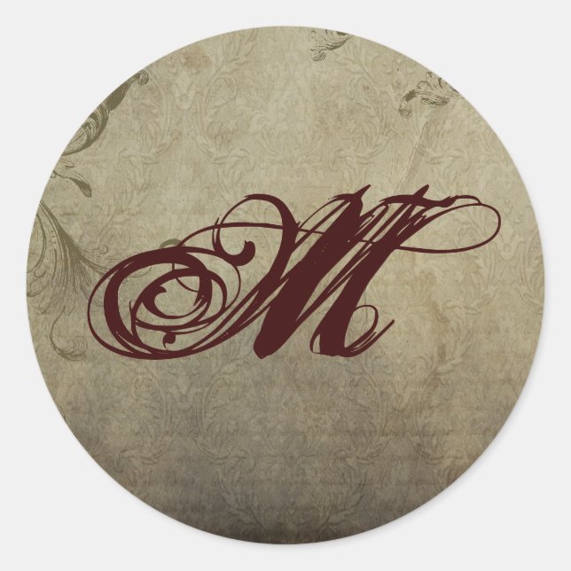 20 - 1.5  Envelope Seal Monogram Christmas XMAS (Front)