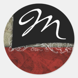 20 - 1.5 Envelope Seal Monogram Christmas XMAS