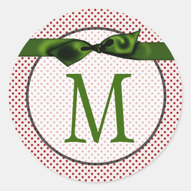 20 - 1.5  Envelope Seal Monogram Christmas XMAS (Front)