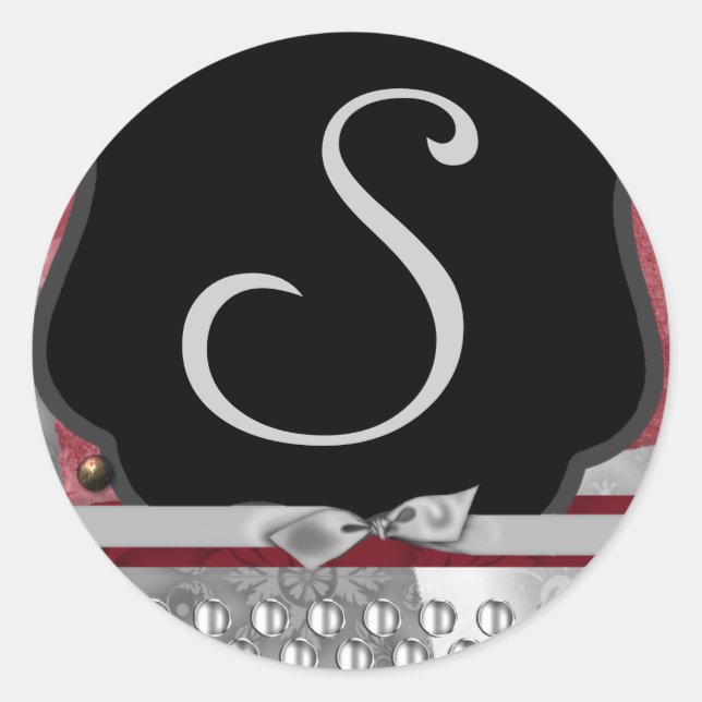 20 - 1.5  Envelope Seal Monogram Christmas XMAS (Front)