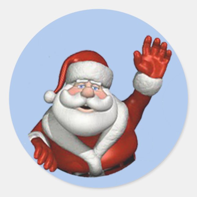 20 - 1.5" Envelope Seal Mr. Santa Clause (Front)