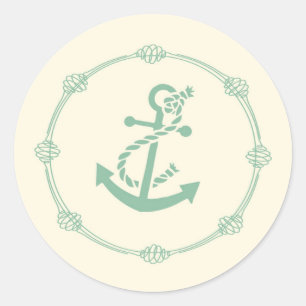 20 - 1.5 Envelope Seal Nautical Knot Anchor Tiff