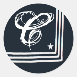 20 - 1.5  Envelope Seal Navy Summer Dress Blues