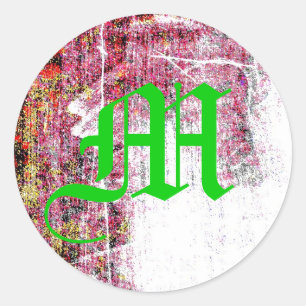 20 - 1.5 Envelope Seal Neon Grunge Scratch Colour