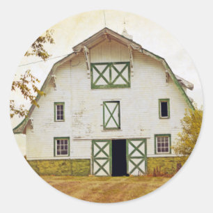 20 - 1.5  Envelope Seal Sunset Barn Country Rustic