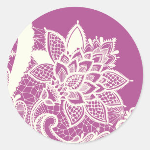 20 - 1.5 Envelope Seal Vintage Victorian Lace Orc