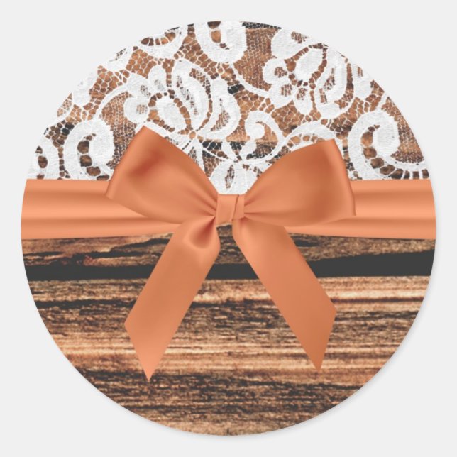 20 - 1.5 Envelope Seal Wooden & Lace (Front)